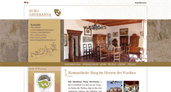 Desktop Screenshot of burg-oberranna.at